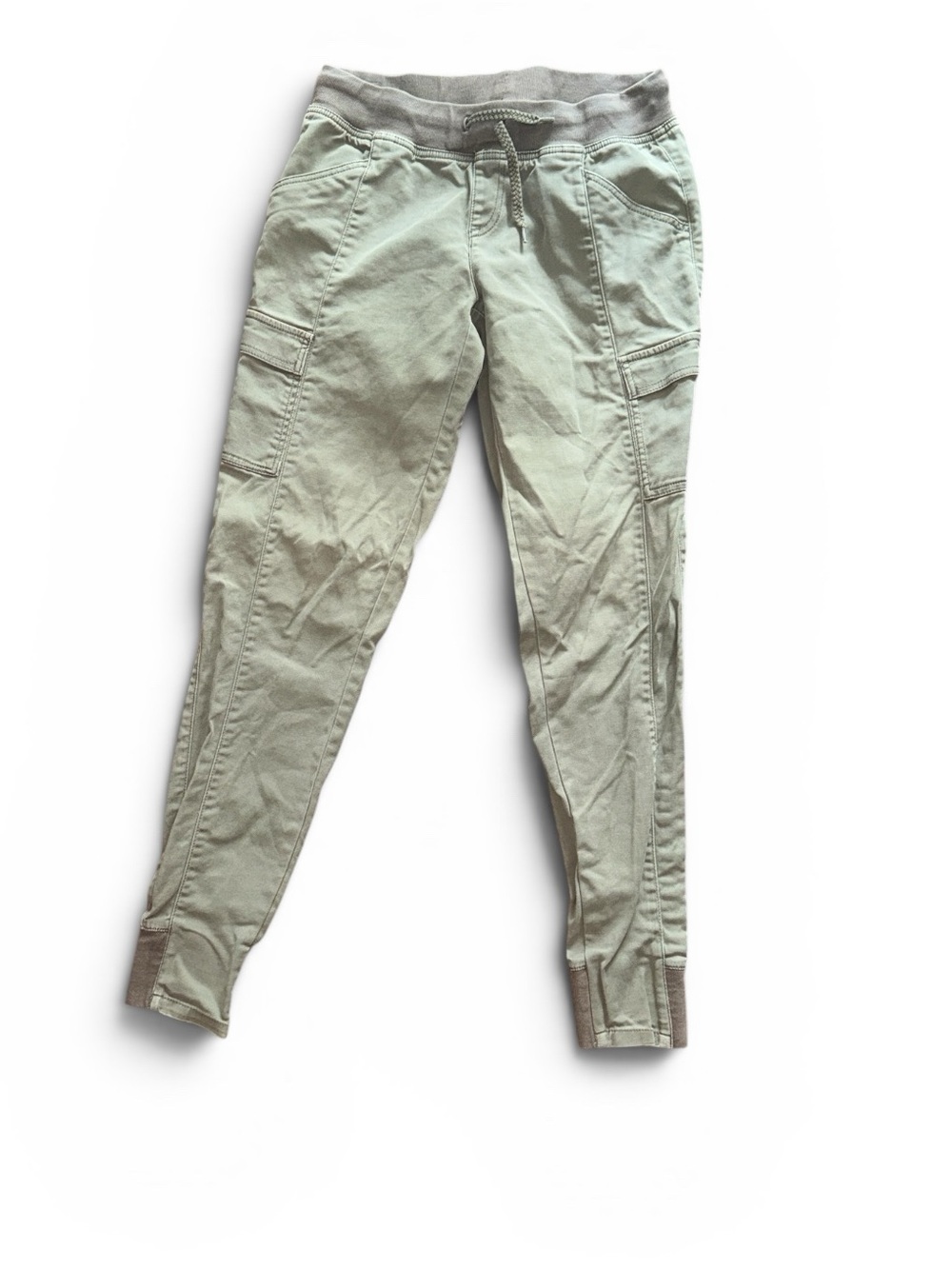 The North Face Women's Olive Green Cotton Joggers  - 6